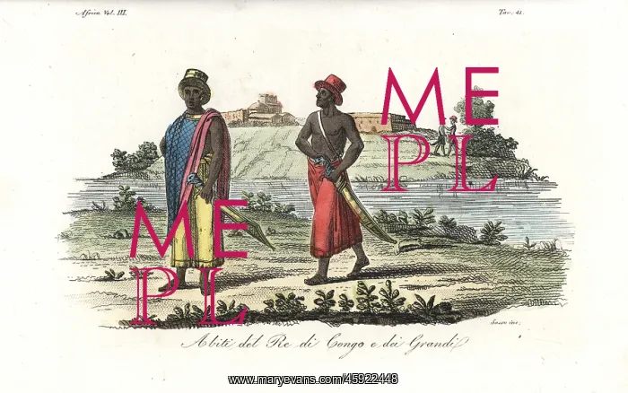 : Costume of the King of the Kongo : Costume of the King of the Kongo