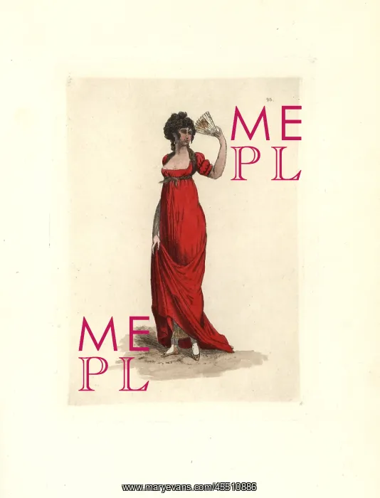 : Costume of a lower-class merveilleuse : Costume of a lower-class merveilleuse