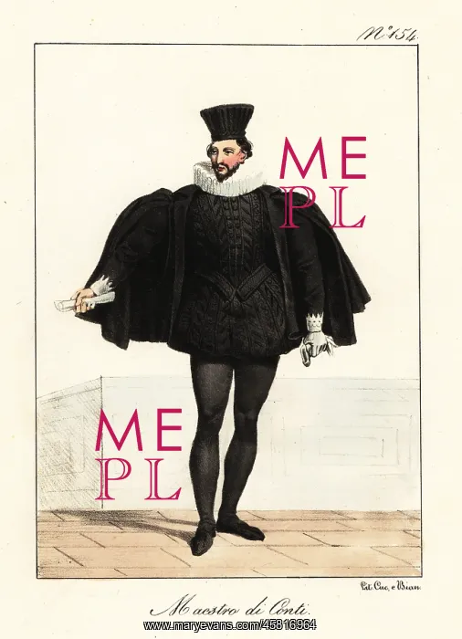 : Costume of the Master of Accounts of Paris, 1586 : Costume of the Master of Accounts of Paris, 1586