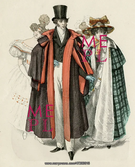: Costume - Men Late 1820s : Costume - Men Late 1820s