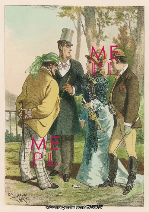 : Costume Men - Woman 1879 : Costume Men - Woman 1879