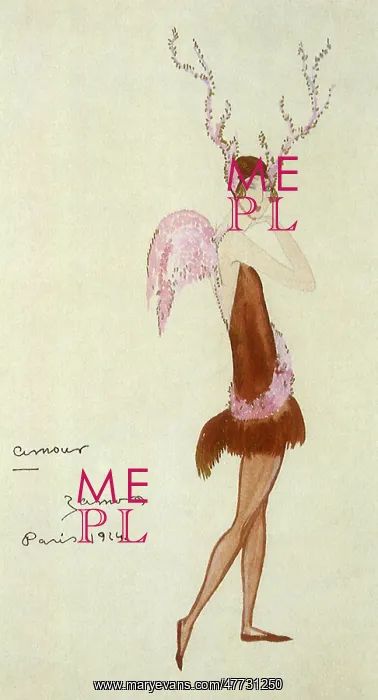  : Costume for the Moulin Rouge