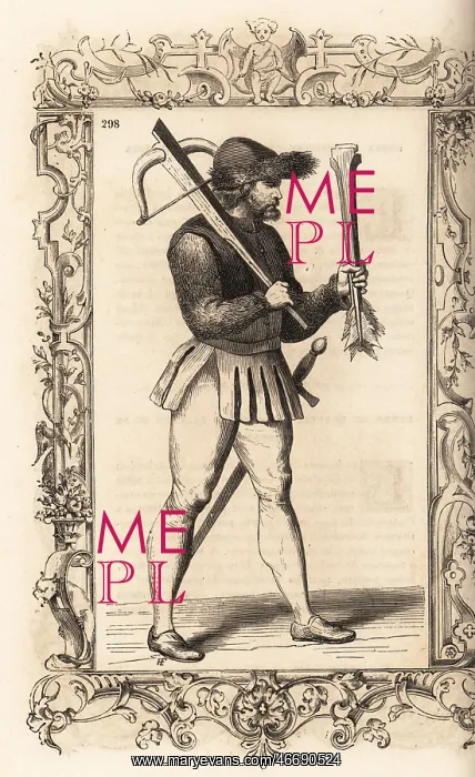 : Costume of a Norwegian man, 16th century : Costume of a Norwegian man, 16th century