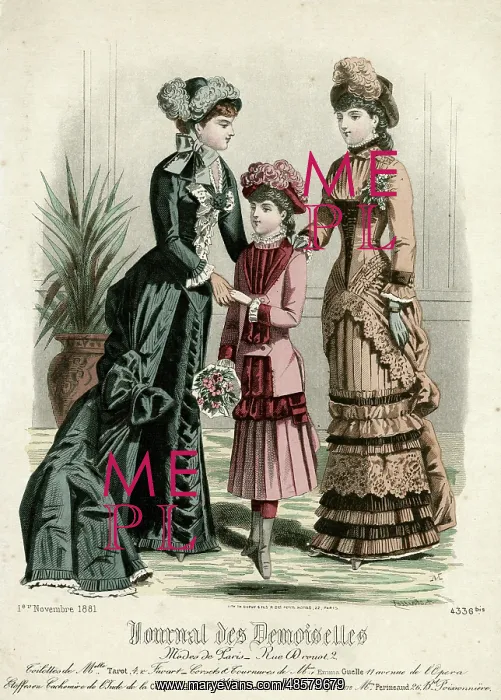 : Costume November 1881 : Costume November 1881