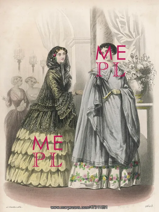 : COSTUME OCTOBER 1851 : COSTUME OCTOBER 1851