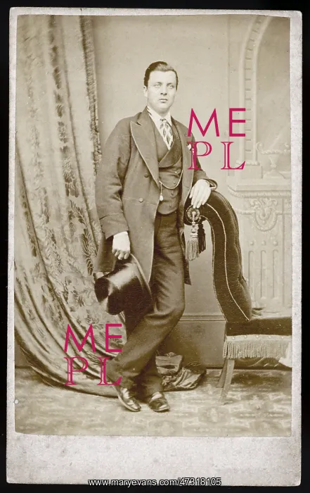 : COSTUME PHOTO MAN 1860S : COSTUME PHOTO MAN 1860S