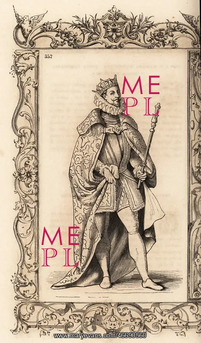 : Costume of a Polish King, 16th century : Costume of a Polish King, 16th century