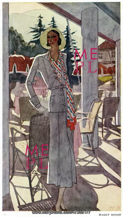  : COSTUME BY ROUFF 1931
