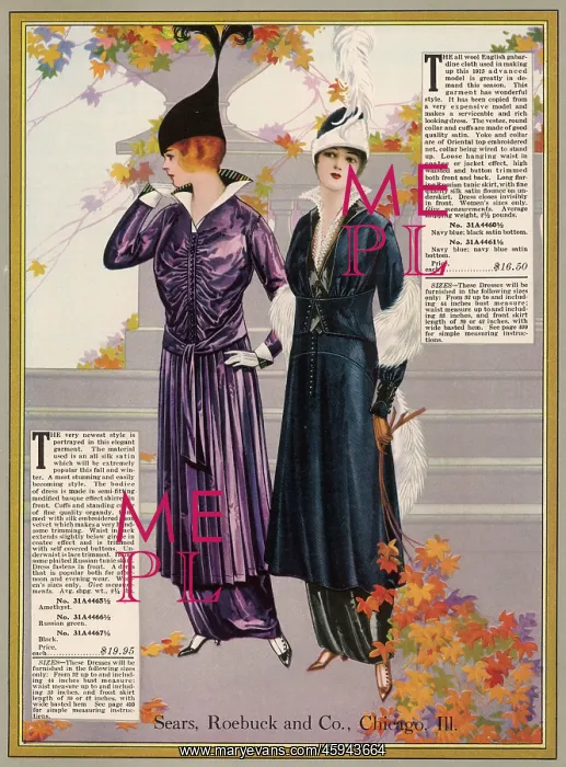 : COSTUME SEARS ROEBUCK : COSTUME SEARS ROEBUCK