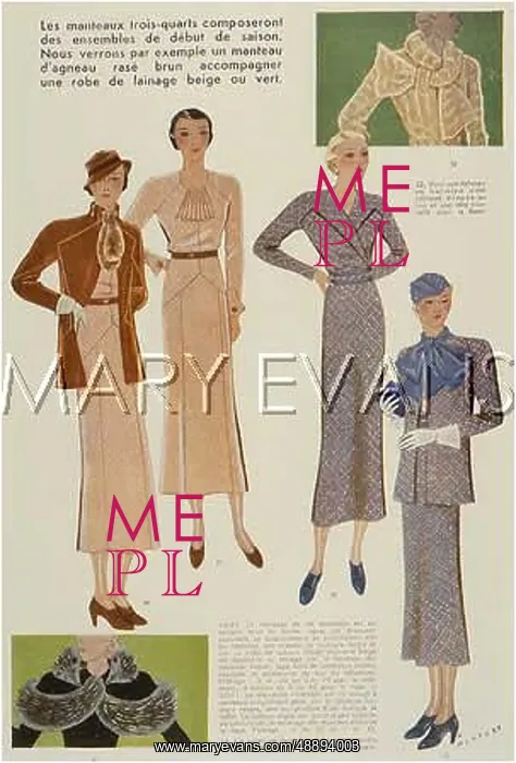 : Costume seletion 1933 : Costume seletion 1933