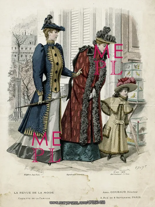 : Costume September 1891 : Costume September 1891