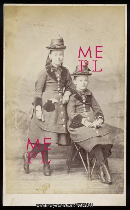 : COSTUME / SISTERS C.1870 : COSTUME / SISTERS C.1870