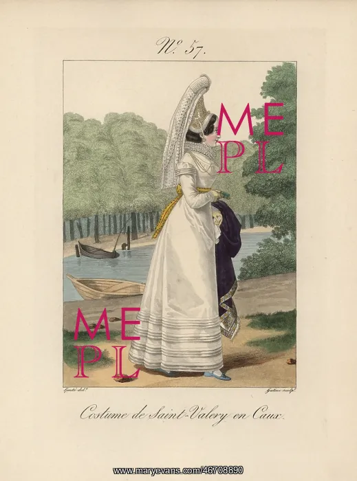 : Costume of St Valery en Caux : Costume of St Valery en Caux