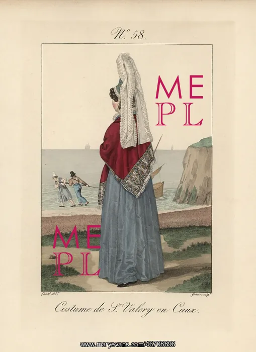: Costume of St Valery en Caux : Costume of St Valery en Caux