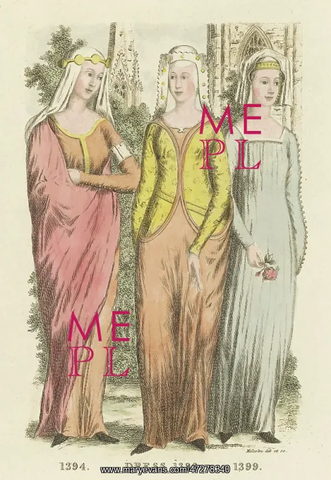 : Costume - Women 1390s : Costume - Women 1390s