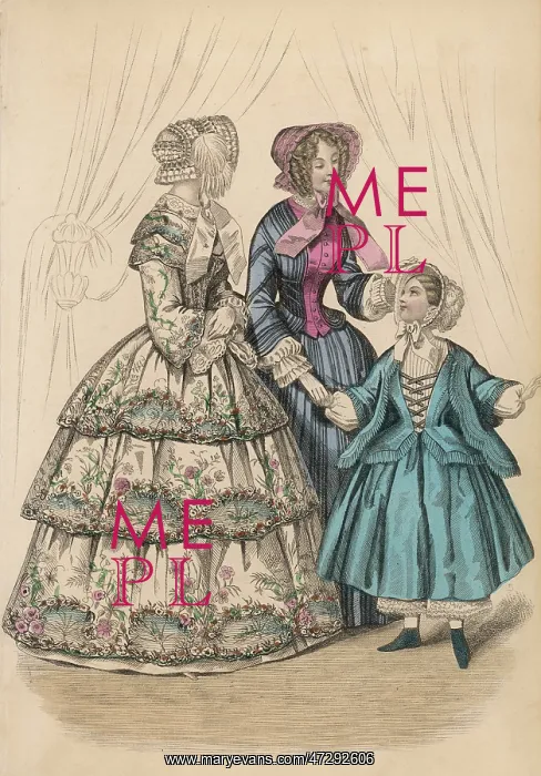 : Costume Women 1852 : Costume Women 1852