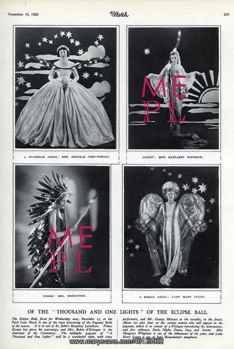 : Four costumes for the Eclipse Ball : Four costumes for the Eclipse Ball