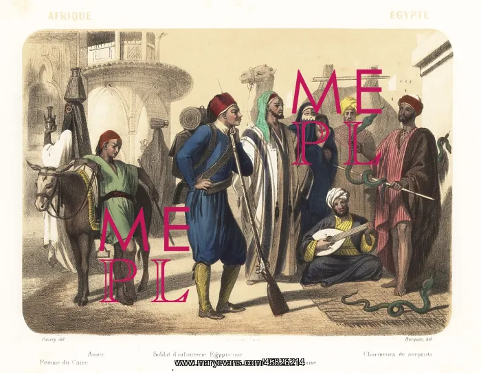 : Costumes of Egypt, 1858 : Costumes of Egypt, 1858