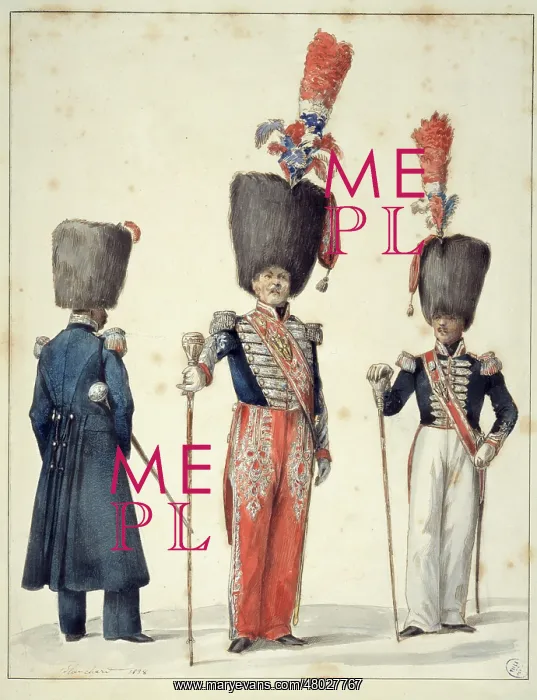 : Costumes of the Garde Nationale : Costumes of the Garde Nationale