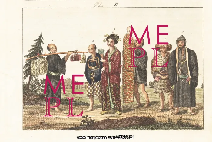 : Costumes of Japan, 1800s : Costumes of Japan, 1800s