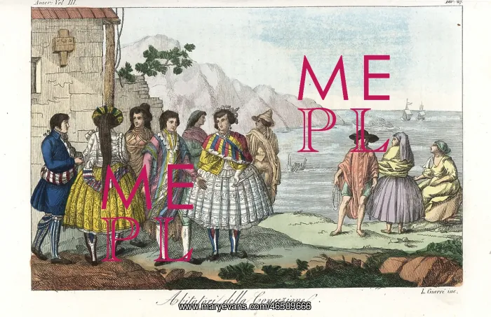 : Costumes of the people of Concepcion, Chile : Costumes of the people of Concepcion, Chile