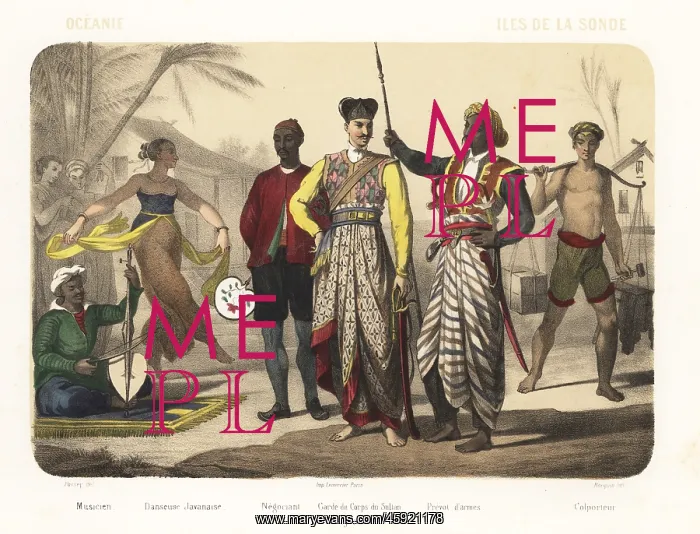 : Costumes of the Sunda Islands, 1858 : Costumes of the Sunda Islands, 1858