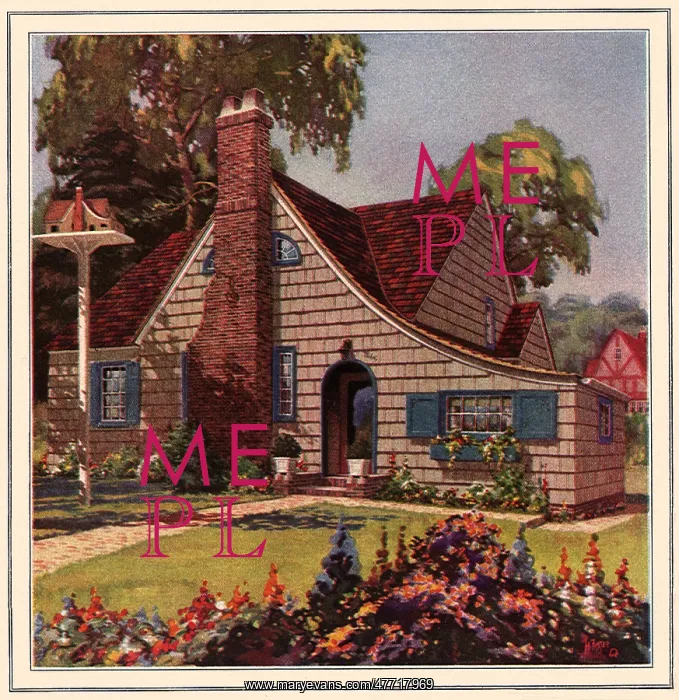  : Cottage with Birdhouse