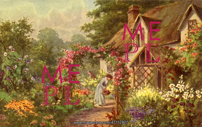 : Cottage and Flower Garden