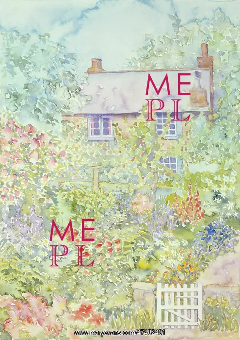  : Cottage Garden with Bird Table