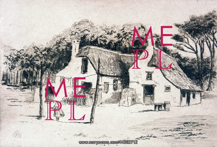 : Cottage at Hout Bay, circa 1912 : Cottage at Hout Bay, circa 1912