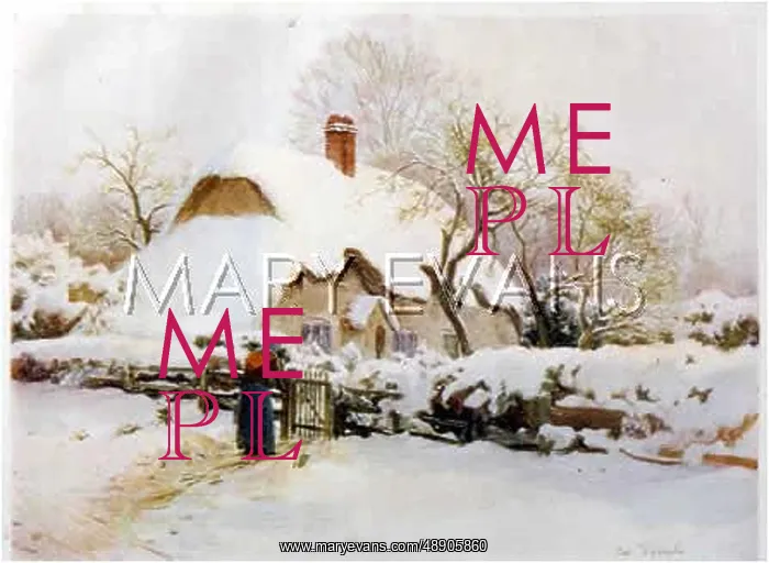  : COTTAGE IN THE SNOW 1904