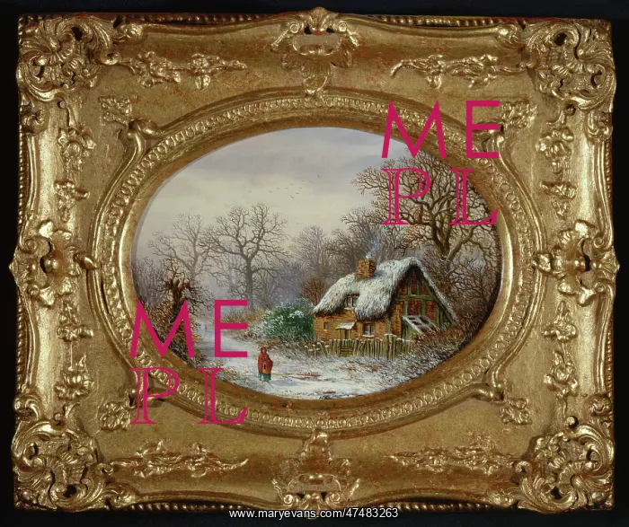 : Cottage in the Snow : Cottage in the Snow