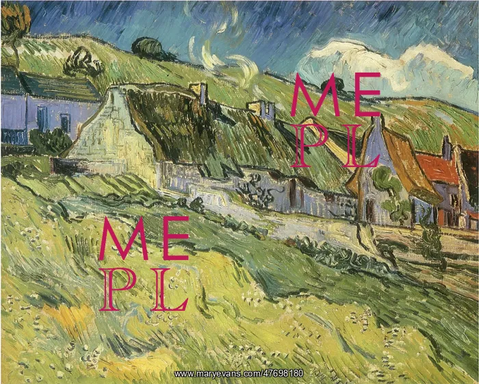 : Cottages, by Van Gogh : Cottages, by Van Gogh