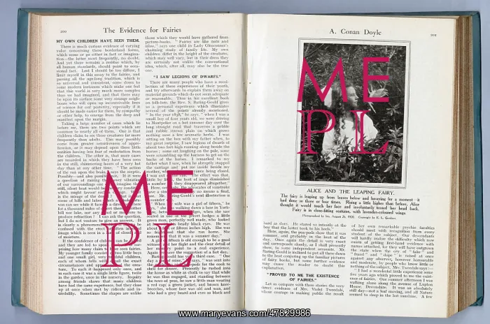 : Cottingley fairies article, Conan Doyle in The Strand : Cottingley fairies article, Conan Doyle in The Strand
