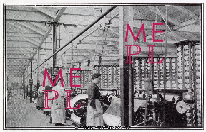 : Cotton Mill in Merseyside 1908 : Cotton Mill in Merseyside 1908