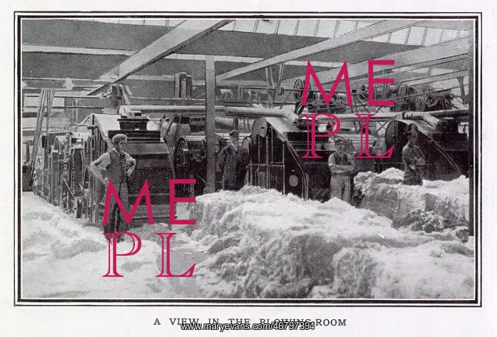 : Cotton Mill in Merseyside 1908 : Cotton Mill in Merseyside 1908
