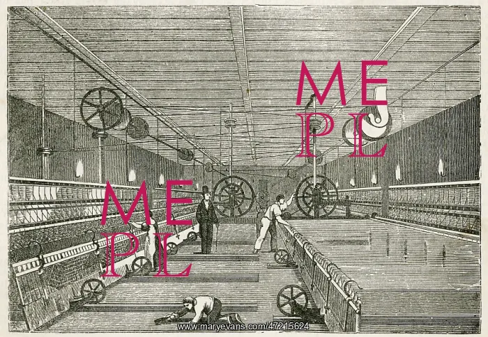 : Cotton - Mule-Spinning 1844 : Cotton - Mule-Spinning 1844