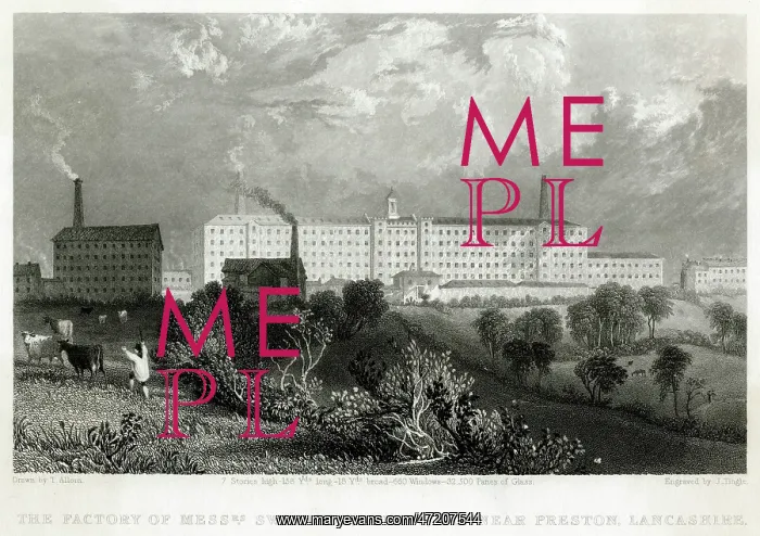  : Cotton mill in Preston, 1835