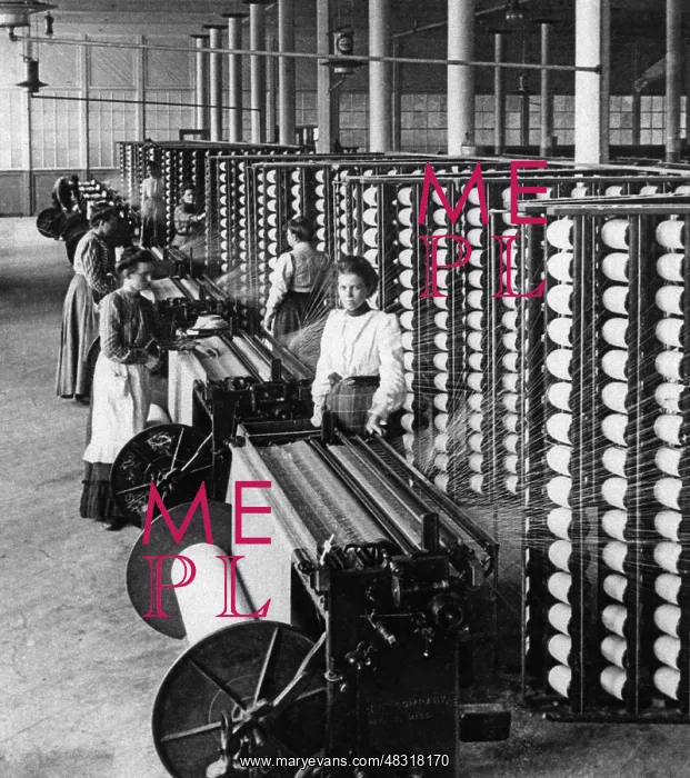 : Cotton spinning mill, 1905 : Cotton spinning mill, 1905