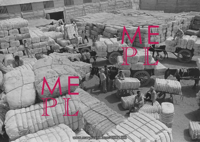 : Cotton warehouse in China, 1941 : Cotton warehouse in China, 1941