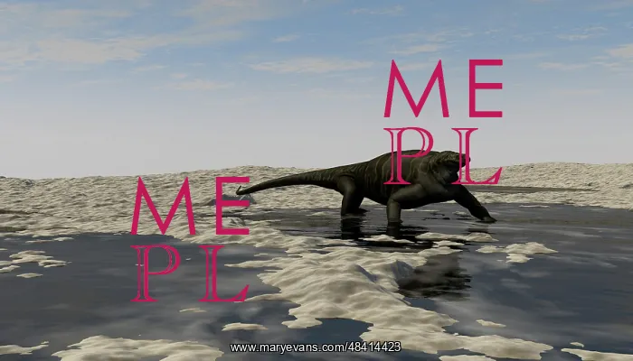 : A Cotylorhynchus along the shores of a prehistoric ? : A Cotylorhynchus along the shores of a prehistoric ?