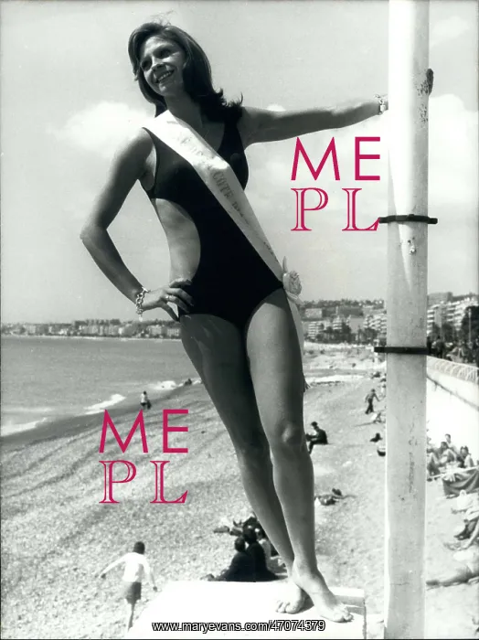 : Coulette Linsolas, Queen of Cote D'Azur 1973 : Coulette Linsolas, Queen of Cote D'Azur 1973