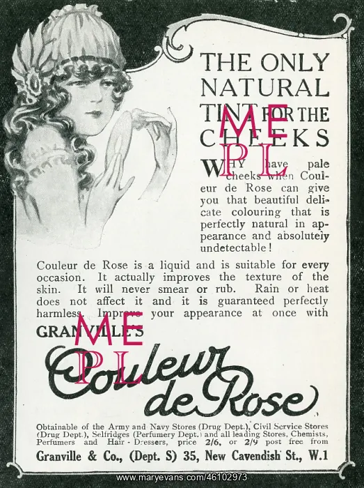 : Couleur de Rose advertisement : Couleur de Rose advertisement