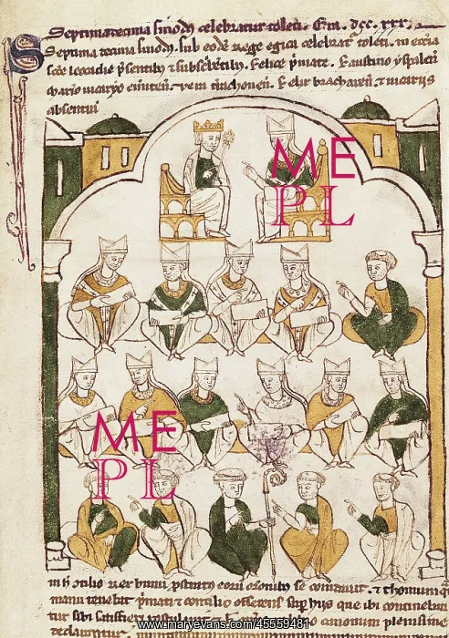 : Council of Toledo (6th-7th c.). Picture from : Council of Toledo (6th-7th c.). Picture from