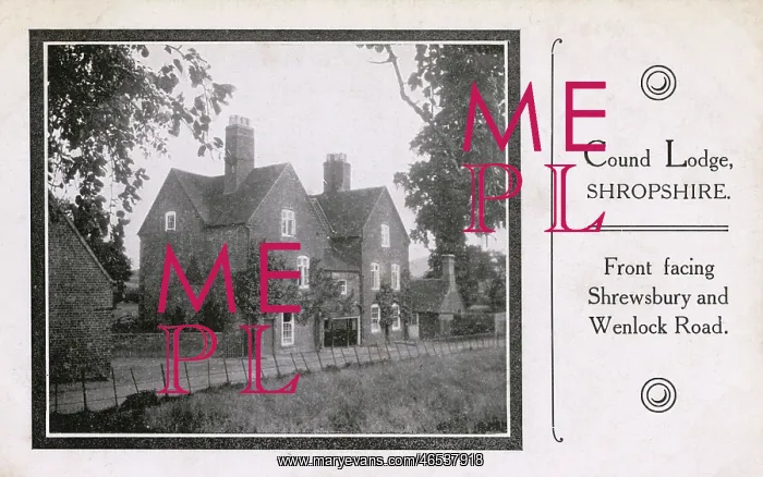 : Cound Lodge, Cound, Shropshire : Cound Lodge, Cound, Shropshire