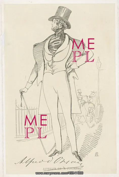 : Count D'Orsay - Maclise : Count D'Orsay - Maclise