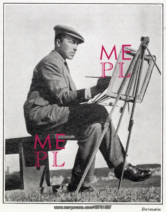 : Count Michael Torby painting at North Berwick : Count Michael Torby painting at North Berwick