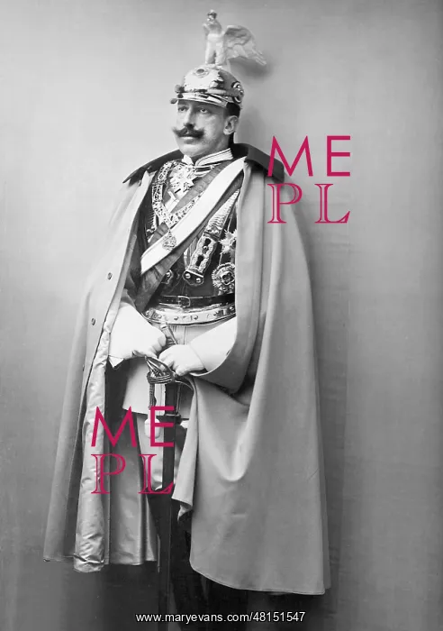 : Count of Turin in the uniform of the Guards cuirassiers, 191 : Count of Turin in the uniform of the Guards cuirassiers, 191