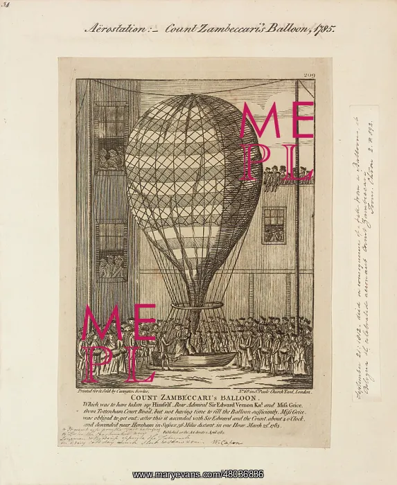 : Count Zambeccari's balloon : Count Zambeccari's balloon