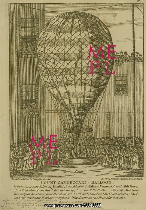 : Count Zambeccari's Balloon : Count Zambeccari's Balloon